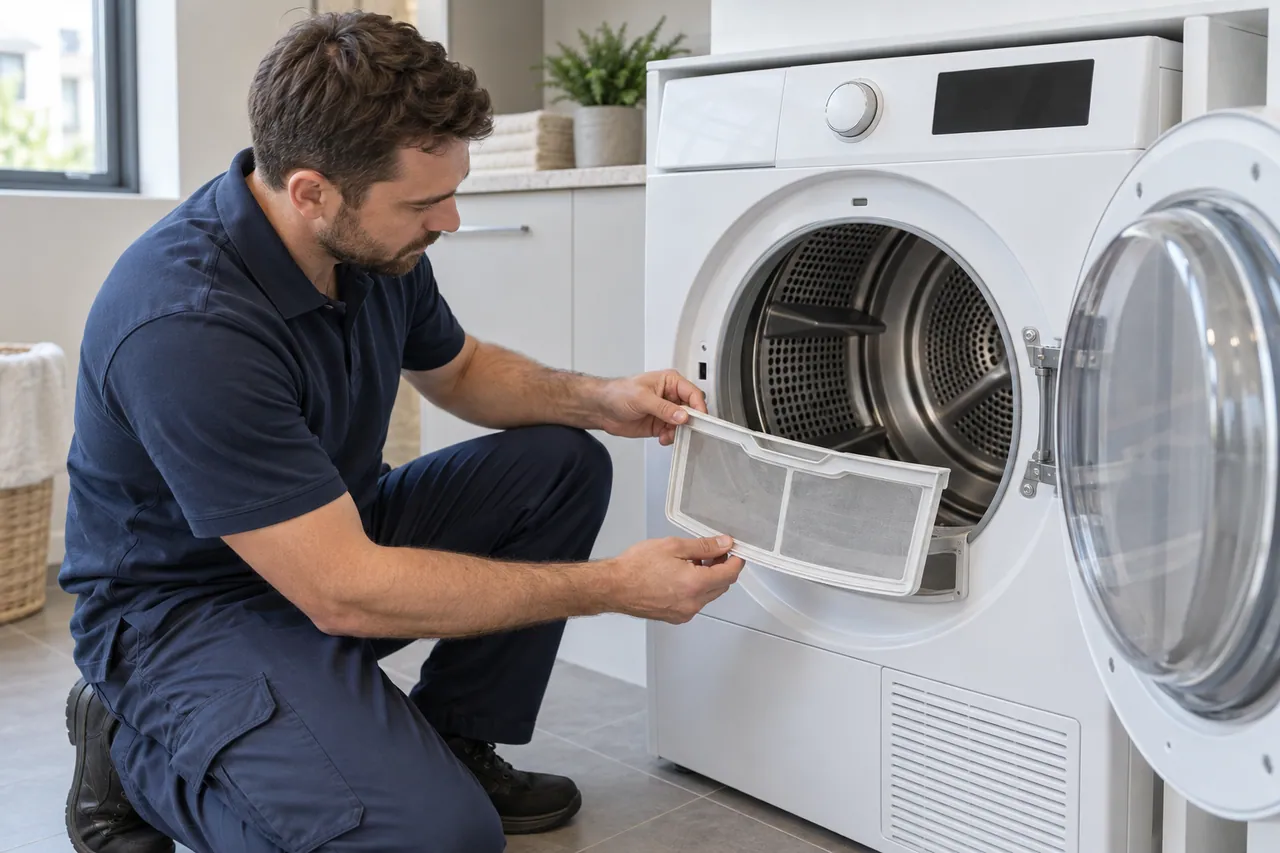 Clothes Dryer service illustration
